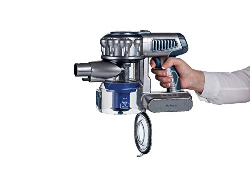 Ariete 22.2V Lithium 2723, kabelloser elektrischer Besen und Handstaubsauger mit digitalem Motor, Aluminium, Orange, 200 W, 1 Liter
