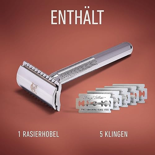King C. Gillette Rasierhobel Herren, Rasierer
