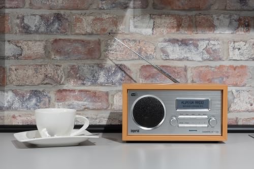 Imperial 22-130-00 Dabman 30 Digitalradio (DAB+/DAB/UKW, Aux In, inkl. Netzteil) braun