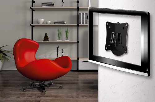 Hama TV-Wandhalterung "Ultraslim", für 25 - 66 cm Diagonale (10 - 26 Zoll), für max. 25 kg, VESA bis 100 x 100, schwarz