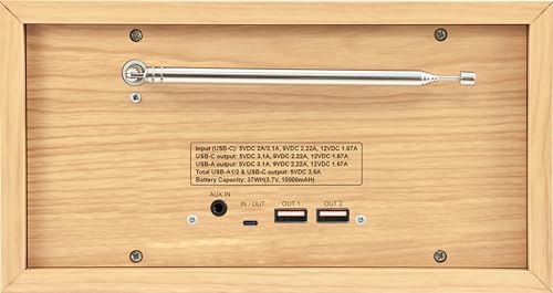 Imperial 22-130-00 Dabman 30 Digitalradio (DAB+/DAB/UKW, Aux In, inkl. Netzteil) braun