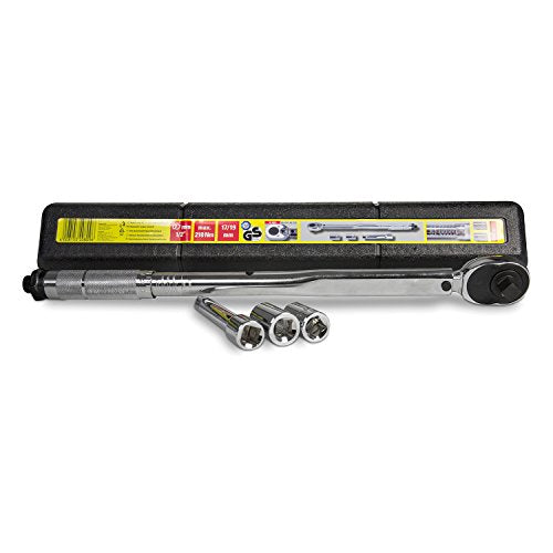 UNITEC 10923 Schlagschrauber Premium, 230V, 300 Nm, optimiertes Planetengetriebe, mit 4 Nüssen im stabilen Aufbewahrungskoffer