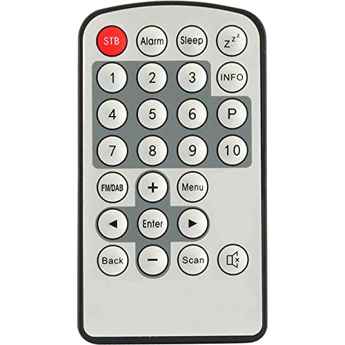 IMPERIAL DABMAN 100 - Digitalradio (Radio, DAB+ / DAB / UKW, Aux In, Holzgehäuse, Wecker, LCD-Display)