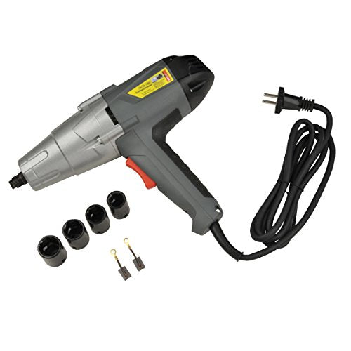UNITEC 10923 Schlagschrauber Premium, 230V, 300 Nm, optimiertes Planetengetriebe, mit 4 Nüssen im stabilen Aufbewahrungskoffer