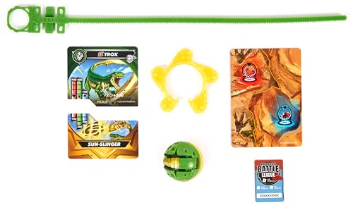 BAKUGAN, Special Attack Trox, spinnendes Sammlerstück, individualisierbare Actionfigur und Sammelkarten, Kinderspielzeug für Jungen und Mädchen
