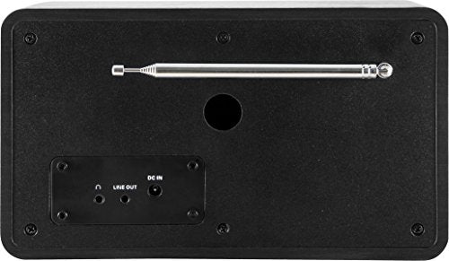 Imperial 22-200-00 DABMAN BT 100 Digitalradio (Holzgehäuse, LCD-Display, DAB+/UKW, RDS, Bluetooth, App Steuerung) schwarz