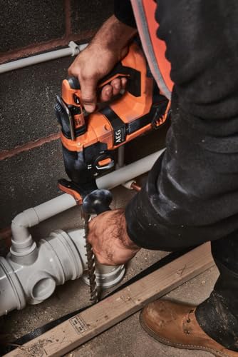 AEG 4935464751 SDS Plus Bohrhammer 18 V ohne Akku und Ladegerät BBH18BL-O, Orange