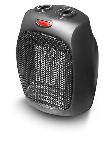 Adler AD7702 Keramik-Standheizung, 1500 W, mit verstellbarem Thermostat - Schwarz