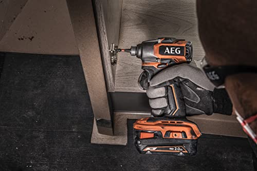 AEG PRO 18V Subcompact Brushless Schlagschrauber BSS 18SBL-0 (Leerlaufdrehzahl 0-2900 min-1, Schlagzahl 4200 min-1, Max. Drehmoment 200 Nm, ohne Akku und Ladegerät)