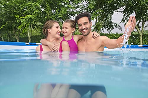 Bestway Steel Pro Frame Pool-Set mit Filterpumpe Ø 396 x 84 cm, blau, rund