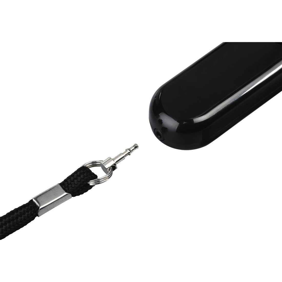 Xavax Taschenalarm Midi2, mobile Alarmanlage für Handtasche oder Schlüsselbund mit LED Taschenlampe und Trageschlaufe, extra laut (115 dB)
