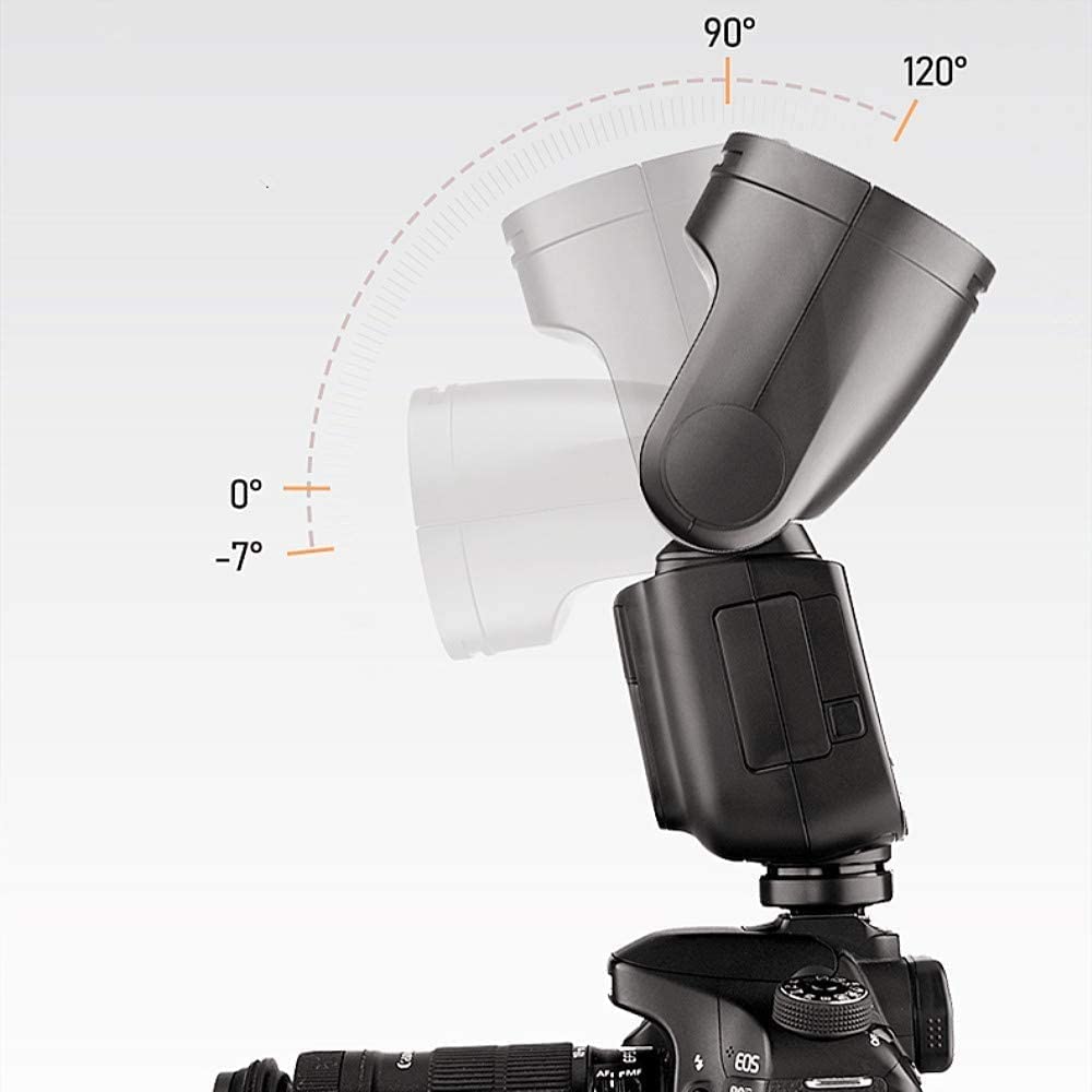 Godox V1F Professioneller Blitz Speedlite Speedlight Rundkopf Wireless 2.4G Kompatibel mit Fuji Fujifilm X-Pro2 X-T20 X-T2 X-T1 GFX50S GFX50R Kameras