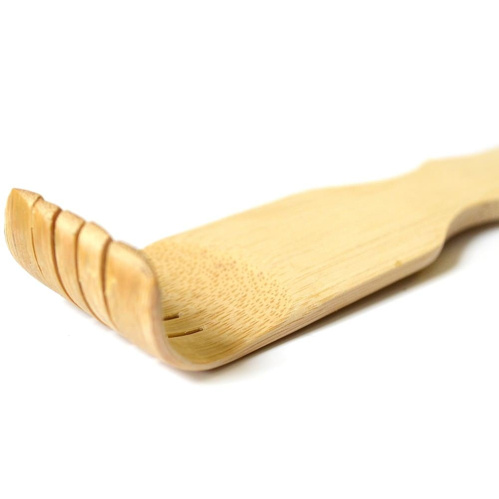 Bambus Holz Rückenkratzer und Körper Massagegerät - Geschenk für Sie und Ihn - perfekte Massage am Rücken, Nacken, Beine oder Fuß