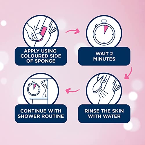 Veet Enthaarungscreme unter der Dusche, empfindliche Haut