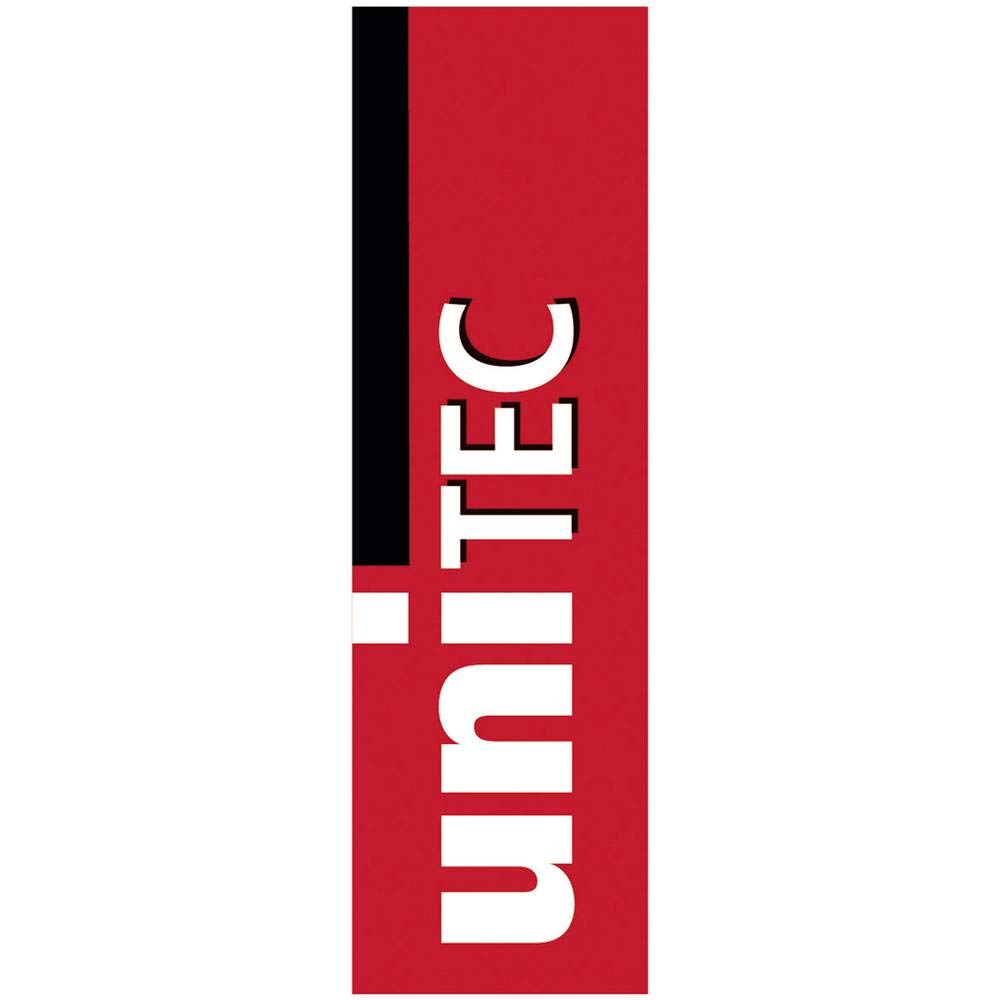 Unitec 84958 Sitzbezugset Newline, 14-teilig, Rot/Schwarz