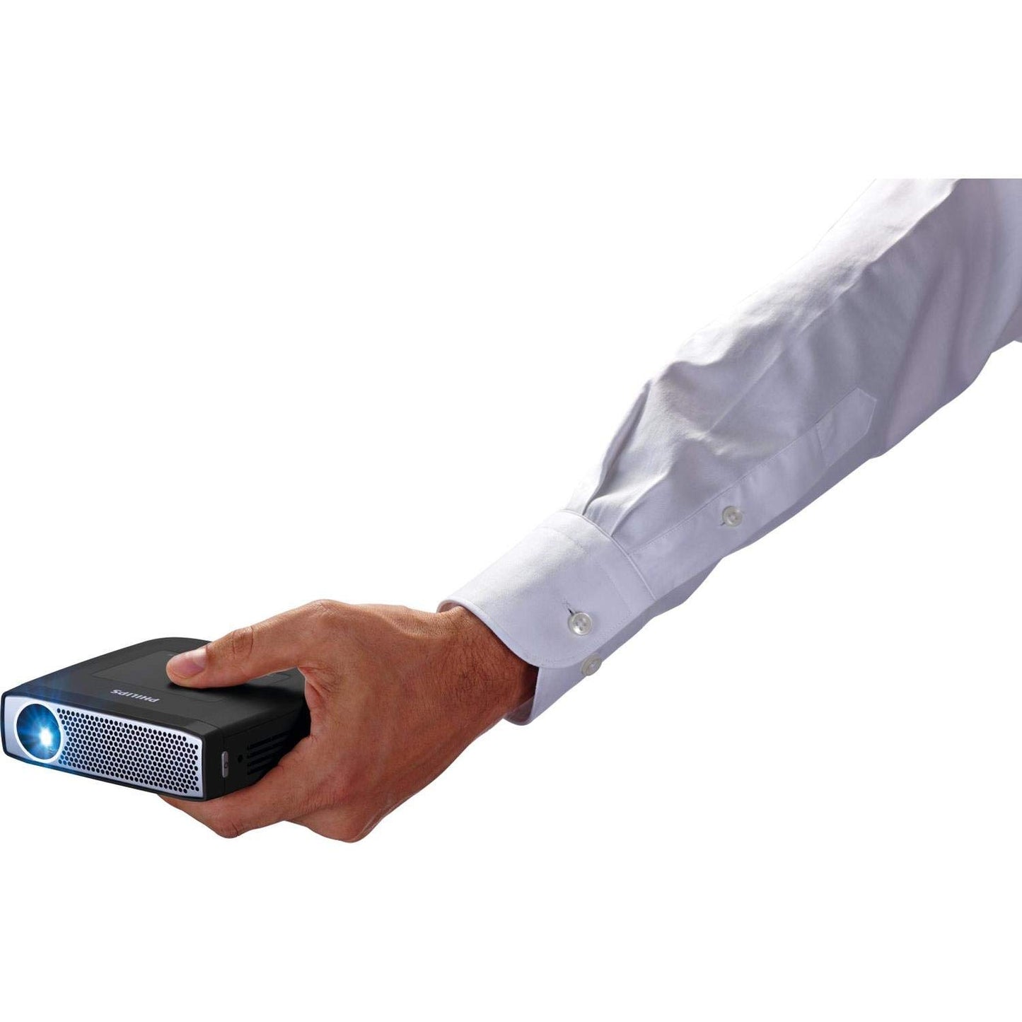 'Philips PicoPix-Projektor/Taschenprojektor ppx4935/EU – FH300L (350 ANSI Lumen, DLP, 720p (1280 x 720), 100000: 1, 16: 9, 381 – 3810 mm (15 – 150))