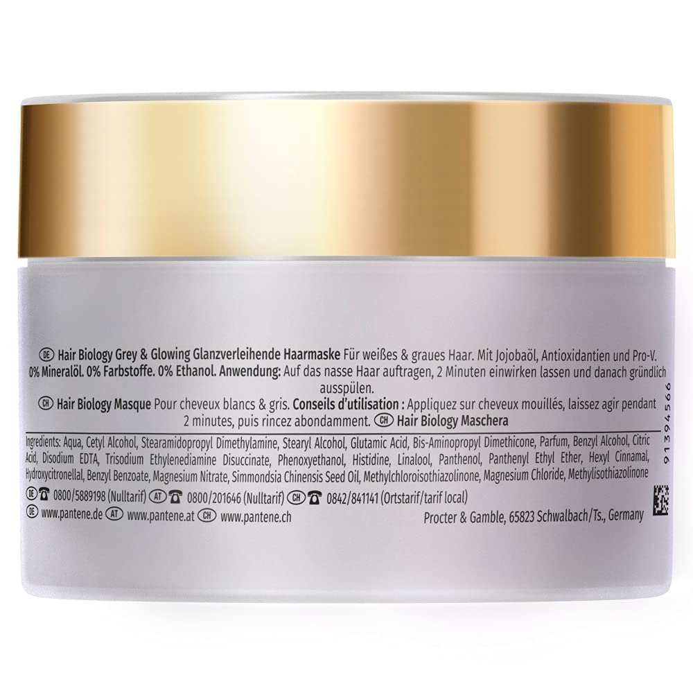 Hair Biology Haarmaske Silver & Glowing