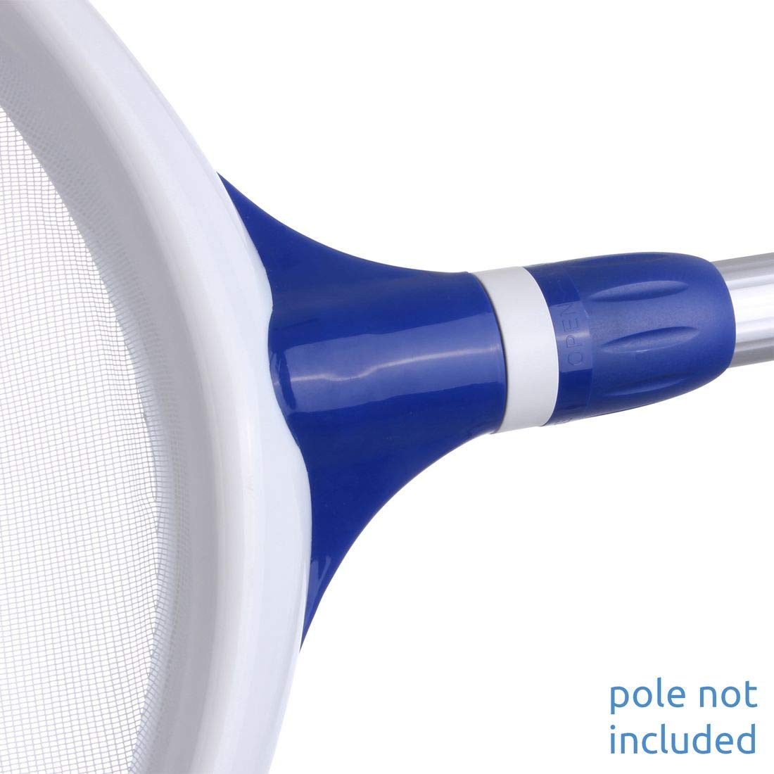 Blueborn Kescher LS-D Premium Laubkescher EZ Connect robuster Oberflächenkescher mit Gummilippe