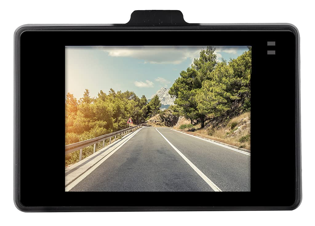 AgfaPhoto Realimove KM600 HD Dashcam | Auto Kamera mit 2“ LCD Bildschirm & 120 Degree-Weitwinkel Objektiv | Mit G-Sensor, Loopaufnahme, Parkmodus & Bewegungserkennung, KM600BK