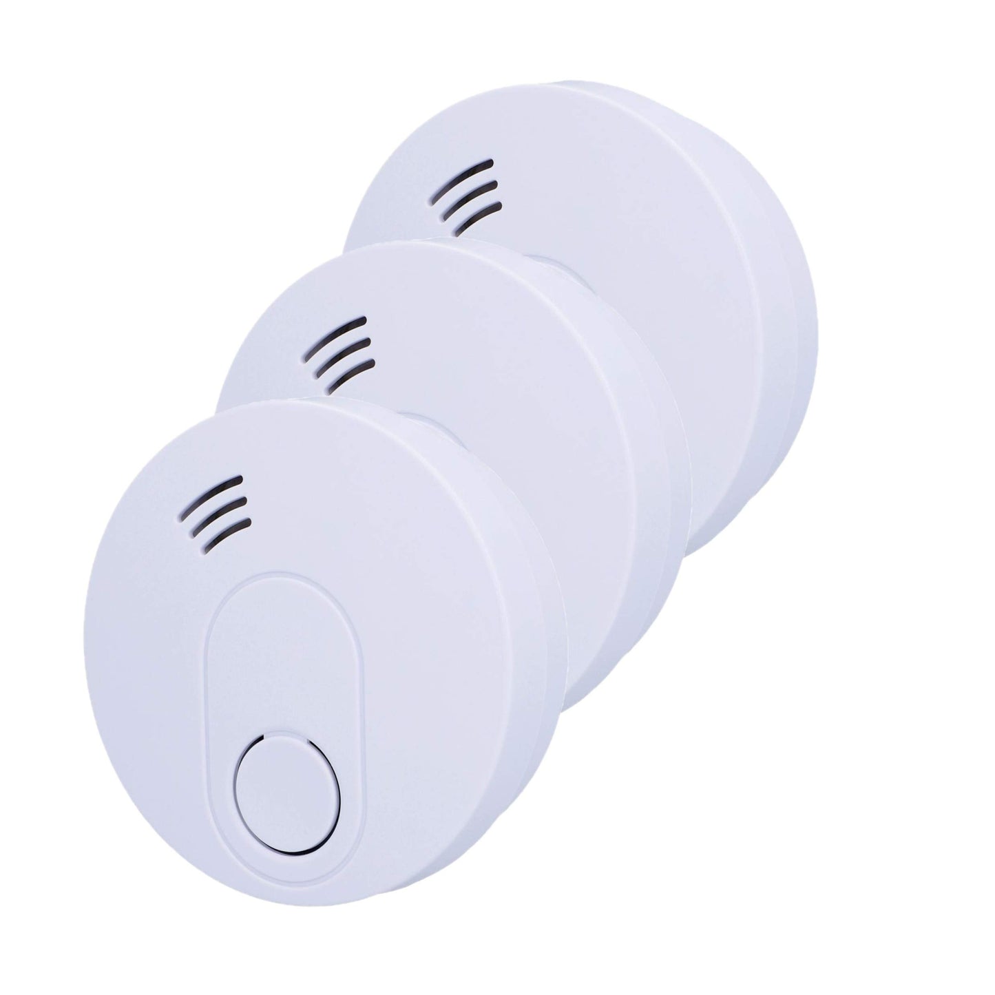 Unitec Rauchwarnmelder, Feuermelder, Q-Label, VDs 3131, DIN EN 14604, TÜV, 10 Jahres Batterie, 3er Pack