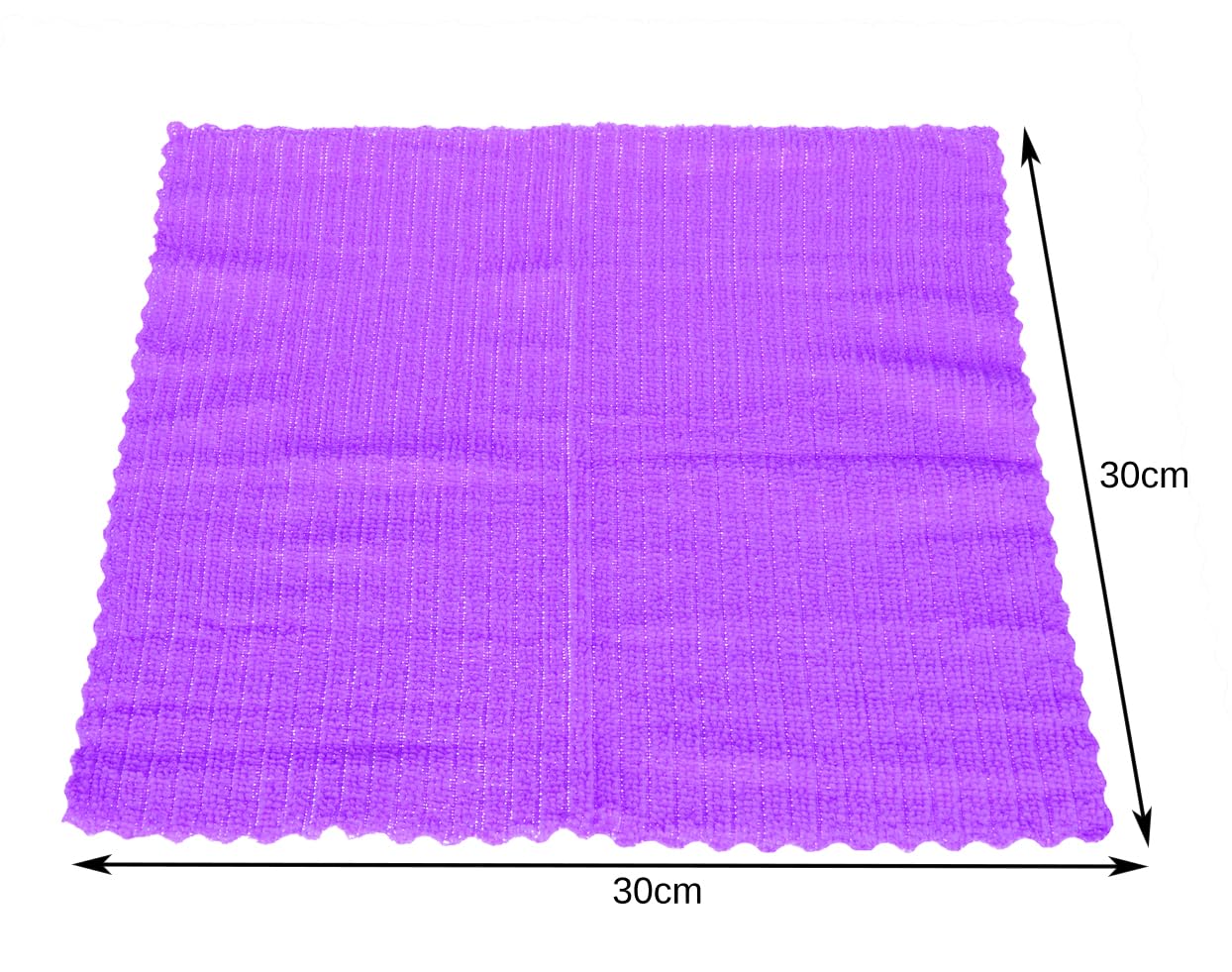 ISO TRADE Mikrofaser Reinigungstücher 12 STK. Saugstark Weich Universell 30x30cm 6086