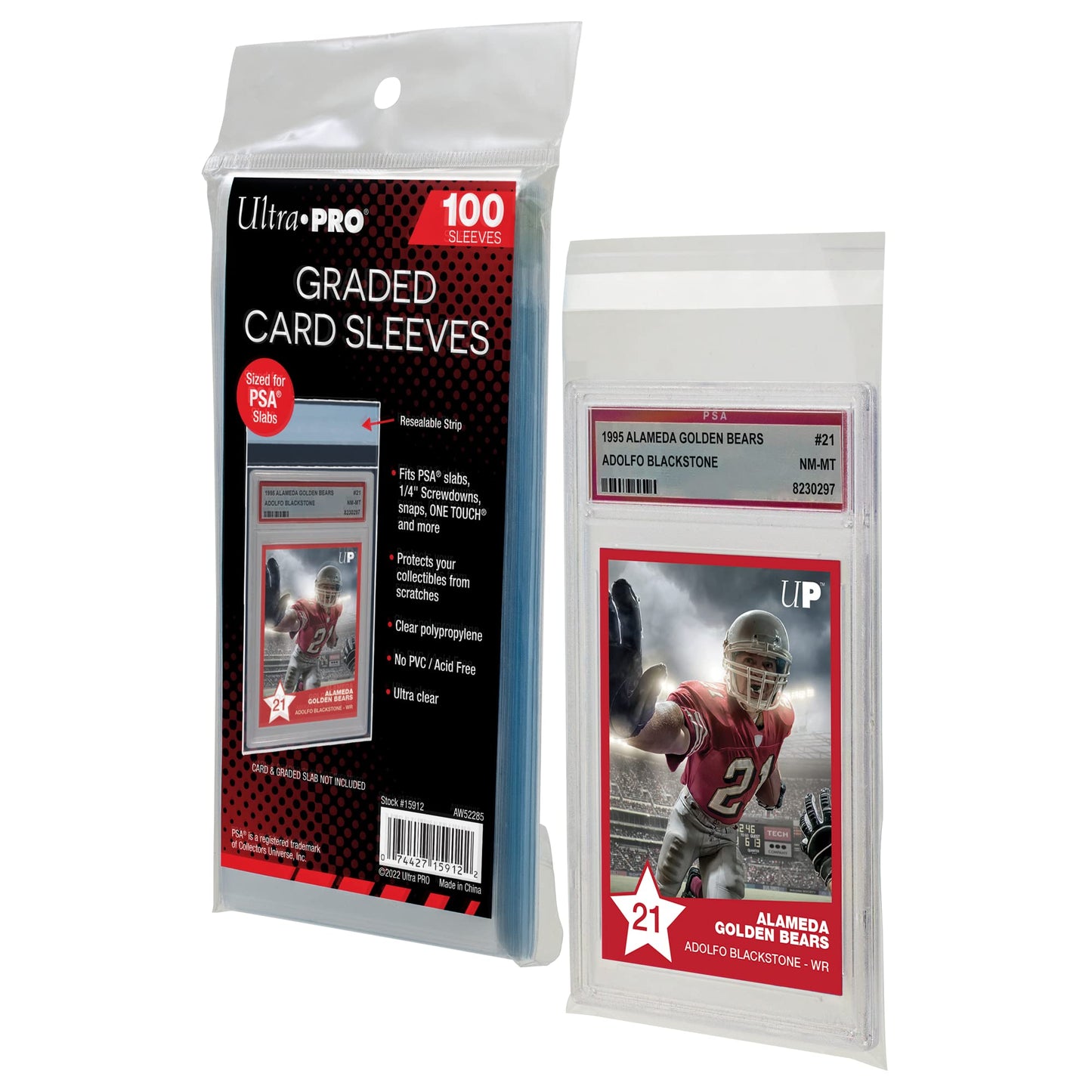 Ultra Pro - Graded Card Sleeves - Resealable for PSA (100)