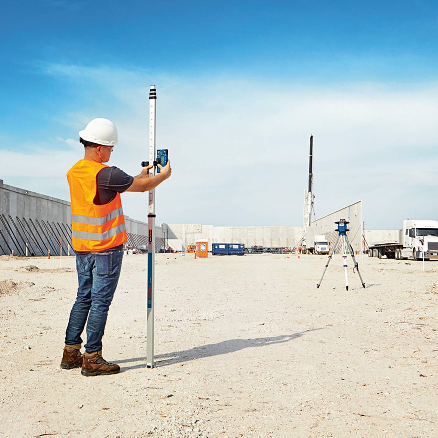Bosch Professional 18V System Rotationslaser GRL 600 CHV (mit App-Funktion, max. Arbeitsbereich: 600 m, in L-boxx)