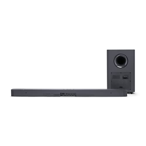 JBL Bar 2.1 Deep Bass MK2 – 2.1-Kanal-Soundbar mit kabellosem Subwoofer für Heimkino Sound-System – Schlankes und kompaktes Design mit JBL Surround Sound – Schwarz
