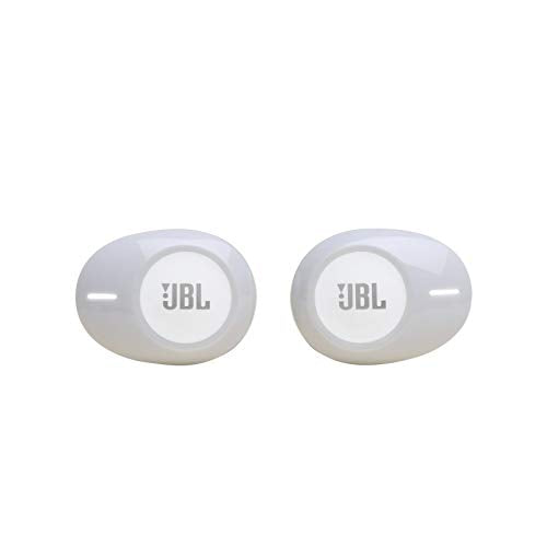 JBL Tune 120 TWS In-Ear Bluetooth-Kopfhörer in Weiß – Kabellose Ohrhörer mit integriertem Mikrofon – Musik Streaming bis zu 4 Stunden mit nur einer Akku-Ladung – Inkl. Ladecase