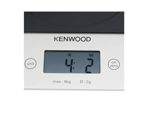 Kenwood AT 850 B Digitale Küchenwaage bis 8 kg, LCD-Panel