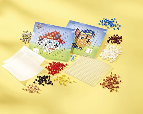 Totum Patrol Marshall und Chase Bügelperlen-Set mit vielen bunten Bügelperlen, 2x Bügelpapier und 2 Motiv-Vorlagen – TM Essentials 720039 Mittel