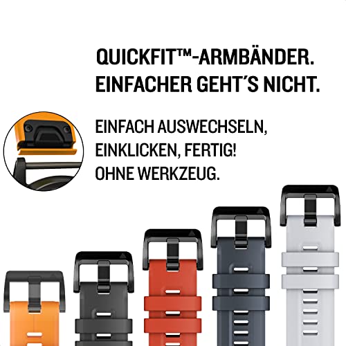 Garmin fenix 7 – GPS-Multisport-Smartwatch mit Farbdisplay und Touch-/Tastenbedienung, TOPO-Karten, über 60 vorinstallierte Sport-Apps, Garmin Music und Garmin Pay. Verschiedene Varianten zur Auswahl.
