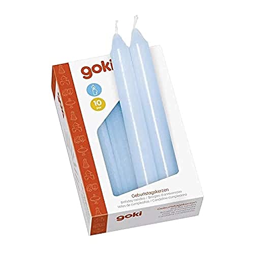 goki Geburtstagskerzen-Set Blau