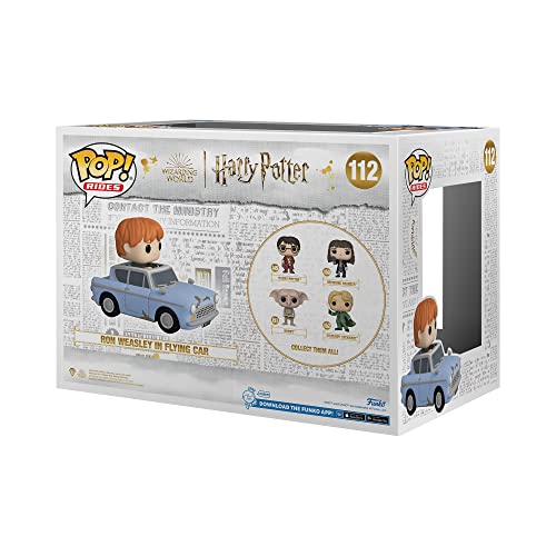 Funko POP! Ride Super Deluxe: Harry Potter Chamber of Secrets 20th - Ron Weasley Mit Car - Vinyl-Sammelfigur - Geschenkidee - Offizielle Handelswaren - Spielzeug Für Kinder Und Erwachsene