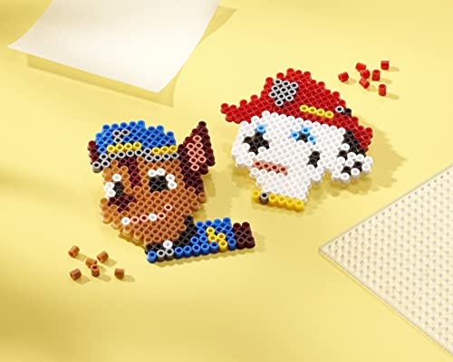 Totum Patrol Marshall und Chase Bügelperlen-Set mit vielen bunten Bügelperlen, 2x Bügelpapier und 2 Motiv-Vorlagen – TM Essentials 720039 Mittel
