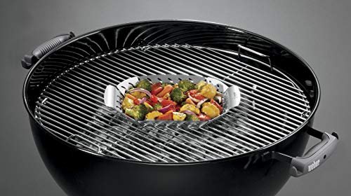 Weber 6677 Premium Grillkorb 19x27 cm, Gemüsekorb