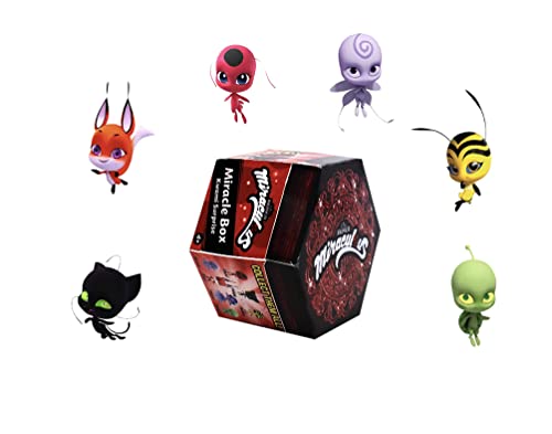 Bandai - Miraculous - Kwami Überraschungsbox - Kwami Minifigur zum Sammeln in Seiner Miracle Box - Zufällig ausgewähltes Modell - P50500