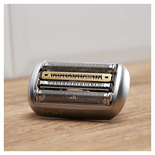 Braun Series 9 Elektrorasierer Scherkopf, Ersatzscherteil kompatibel mit Rasierer Herren Series 9, 92M, matt
