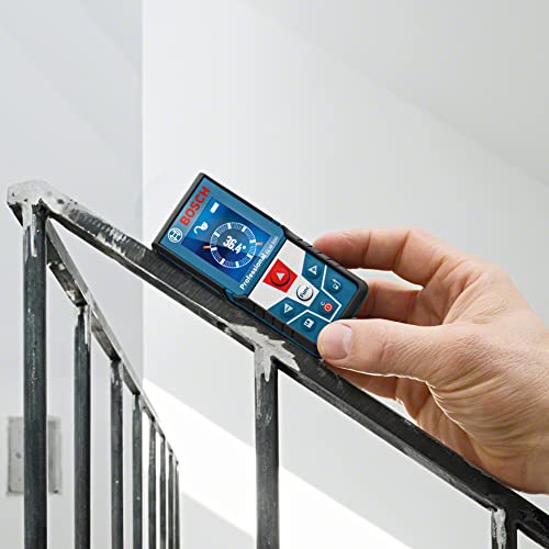 Bosch Professional Laser Entfernungsmesser GLM 500 (Arbeitsbereich: 0,05–50 m, Neigungswinkel: 0–360°, Messgenauigkeit: +/- 1,5 mm, 2 Batterien, AAA, in Kartonschachtel)