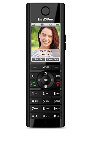 AVM FRITZ!Fon C5 DECT-Komforttelefon für FRITZ!Box (hochwertiges Farbdisplay, HD-Telefonie, Internet-/Komfortdienste, Steuerung FRITZ!Box-Funktionen)