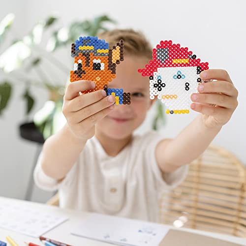 Totum Patrol Marshall und Chase Bügelperlen-Set mit vielen bunten Bügelperlen, 2x Bügelpapier und 2 Motiv-Vorlagen – TM Essentials 720039 Mittel