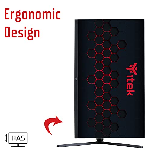 iTek GGF Monitor - 24.5" Flat, FHD 1920x1080, Fast IPS, 280Hz, 16:9, 1ms G2G, Has, 2xHDMI, 2xDP, Speaker, HDR, Adaptive Sync, Schwarz, ITMF24I281FHD