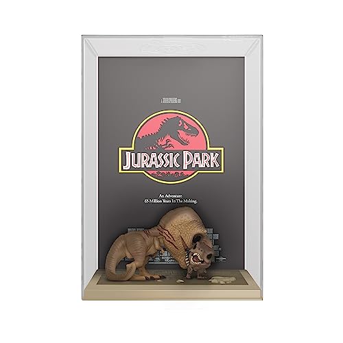 Jurassic Park Funko POP! Movie Poster - Tyrannosaurus Rex & Velociraptor Unisex Funko Pop! Multicolor