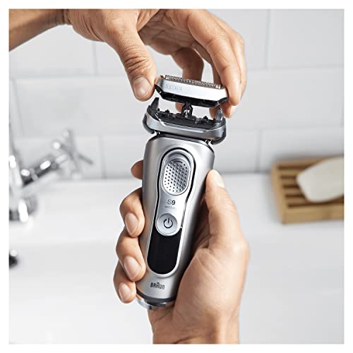 Braun Series 9 Elektrorasierer Scherkopf, Ersatzscherteil kompatibel mit Rasierer Herren Series 9, 92M, matt