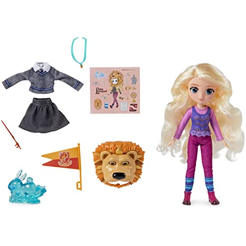 Wizarding World Harry Potter, 20.3-cm Luna Lovegood Gift Set with 2 Outfits, 5 Doll Accessories, Kids’ Toys for Ages 5 and up