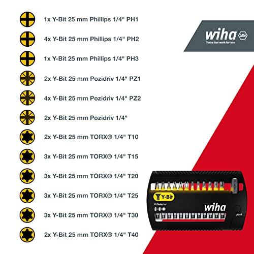 Wiha Bits, XLSelector Y-Bit; für das Verschrauben von Schrauben in Y-Form