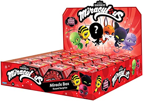 Bandai - Miraculous - Kwami Überraschungsbox - Kwami Minifigur zum Sammeln in Seiner Miracle Box - Zufällig ausgewähltes Modell - P50500