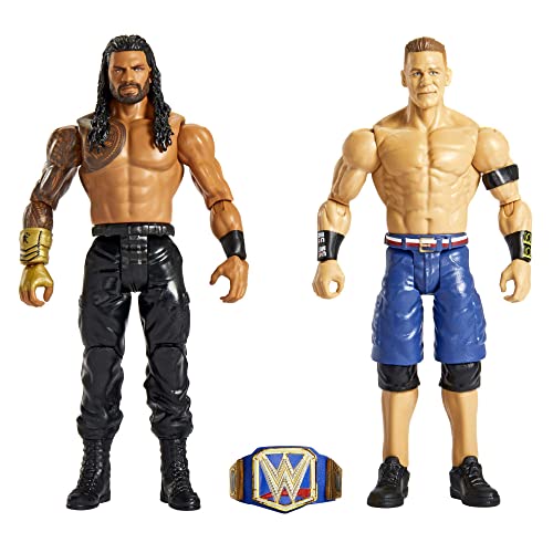 WWE HLL75 - WWE Championship Showdown Actionfiguren im 2er-Pack Big E vs Bobby Lashley, ca. 15 cm, Friday Night Smackdown Battle Pack für Kinder ab 6 Jahren