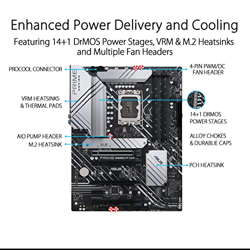 ASUS Prime Z790-P WiFi Gaming Mainboard Sockel Intel LGA1700
