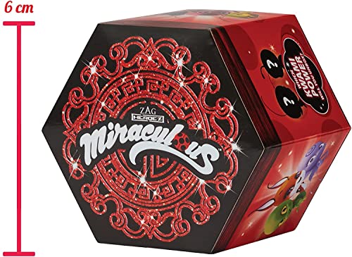 Bandai - Miraculous - Kwami Überraschungsbox - Kwami Minifigur zum Sammeln in Seiner Miracle Box - Zufällig ausgewähltes Modell - P50500